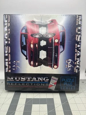Springbok 500 Piece Puzzle Ford Mustang Reflections1964 1/2 & 1994 NEW Sealed - Image 1 of 4