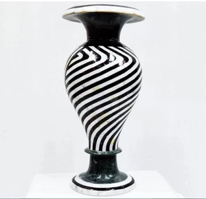 21" grüne Marmor Blumenvase Topf Intarsien Mopp Dekor Zimmer Zuhause Kunst & Sammlerstücke - Bild 1 von 9