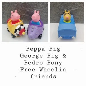 Peppa Pig Free Wheelin Friends Buggy Racers LOT OF 3 - Picture 1 of 4