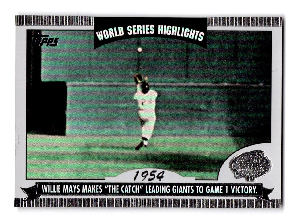 2004 Topps #WS-WM Willie Mays World Series Highlights San Francisco Giants - Image 1 of 2