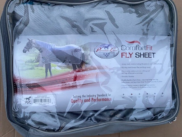 Professionals Choice Comfort-Fit Fly Sheet 72" CFS72-CHA/PAC (NEW) - Image 1 of 1