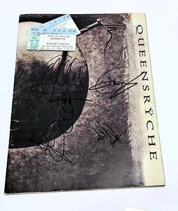 Queensryche Promised Land Concert Program 1995 Signed With Ticket Stub - Picture 1 of 16