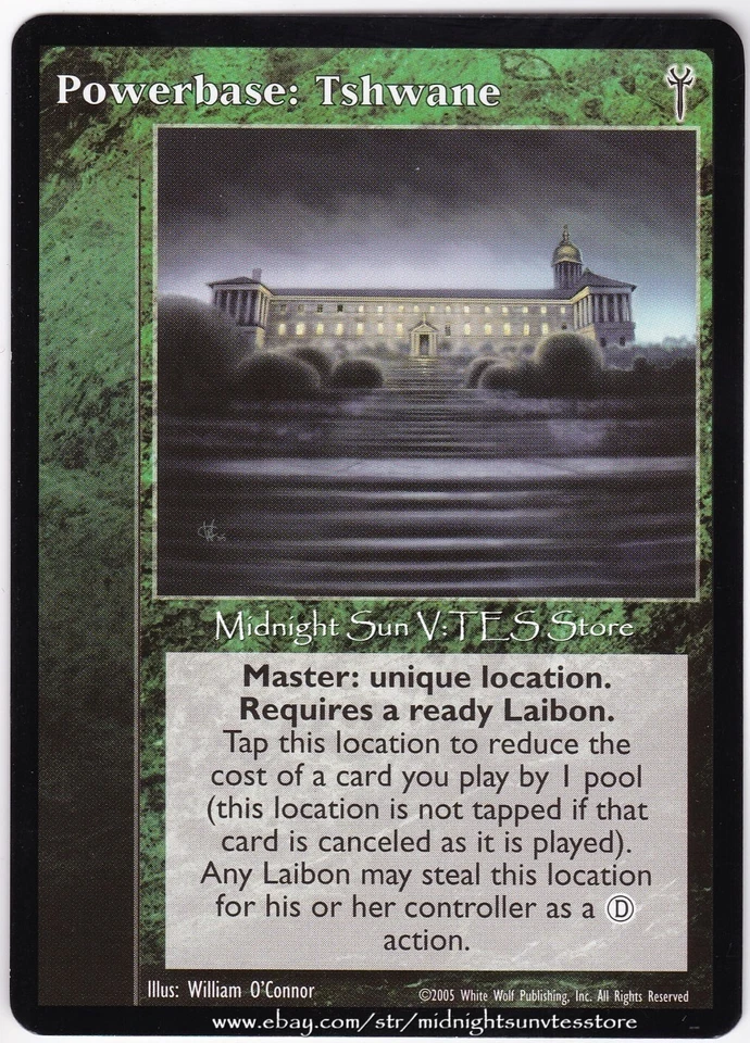 Powerbase: Tshwane Legacies of Blood V:TES VTES Vampire CCG - Image 1 of 1