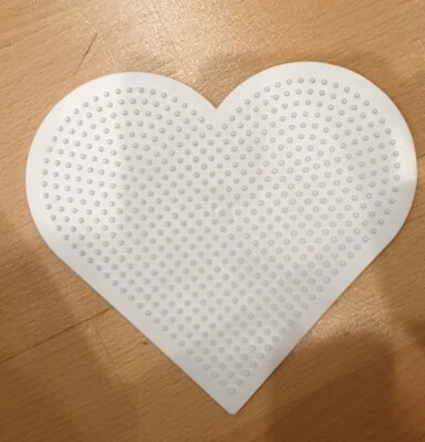 BÜGELPERLEN STECKPLATTE / STIFTPLATTE von HAMA "GROßES HERZ"!  - Bild 1 von 2