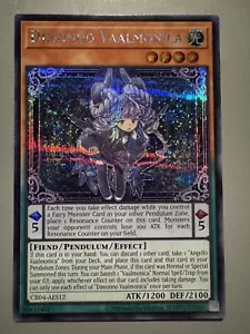 YUGIOH DIMONNO VAALMONICA ASIA ENGLISH EDITION CR04-AES12 SECRET RARE (1ST RUN) - Picture 1 of 3