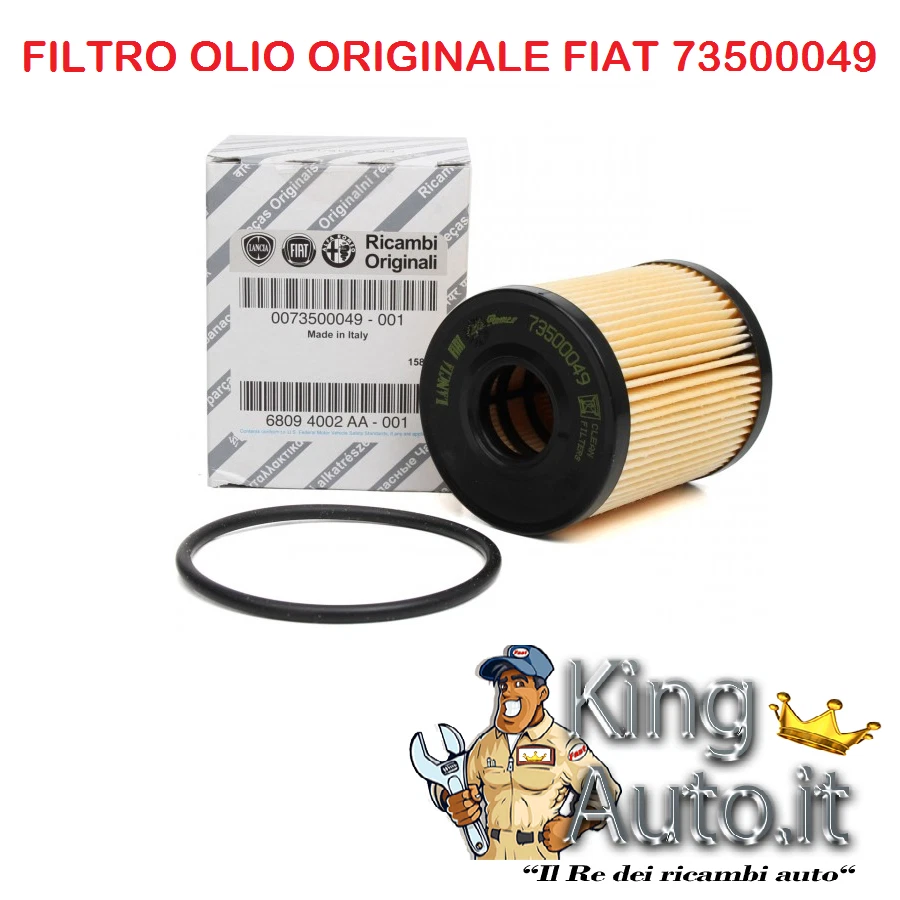 FILTRO OLIO ORIGINALE FIAT 500 595 GRANDE PUNTO PUNTO EVO 124 SPIDER 1.4 ABARTH