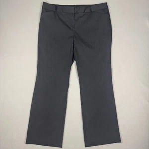 Davina Dress Pants Women's 18P Business Office Career Low Rise Solid Gray - Picture 1 of 7