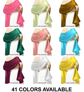 Vientre Danza Satén Informal Vientre Dama Impresionante Velo Envolturas Velo/Dupatta S112 - Imagen 1 de 45