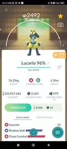 Lucario Brillante Para Comercio Registrado 30 Días Comercio O 1 Millón Leer Descripción - Imagen 1 de 1
