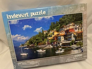 Lavievert 1000 pc Jigsaw Puzzle Lake Como Italy Complete Sailboats Scenic - Imagen 1 de 4