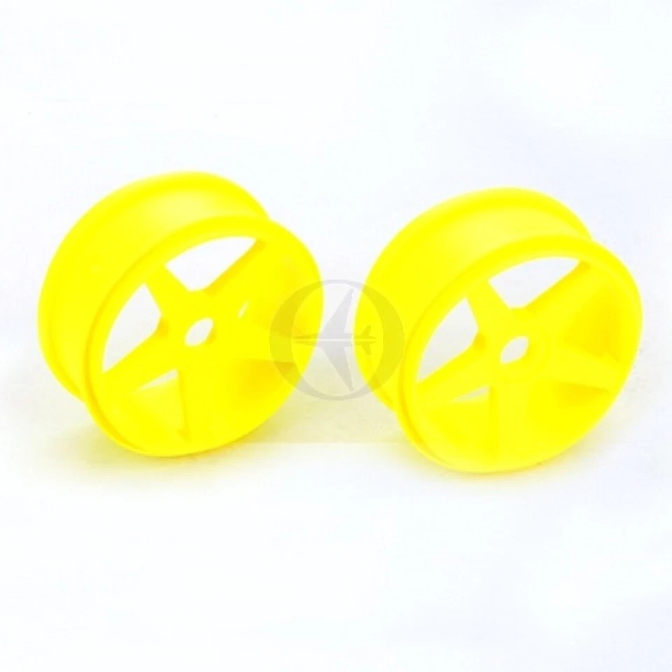 PD1946-Y Thunder Tiger 5-Speichenfelge gelb  17mm 1/8 TRA^ - Bild 1 von 1