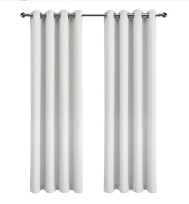 Paquete de 2: Cortinas ojales térmicas de hotel 100 % oscuras - Colores y tamaños surtidos Foto 1 de 4