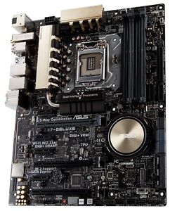 ASUS Z97-DELUXE motherboard with Intel i7 4790k 4ghz CPU