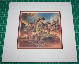 Strong and Free Print by David Craig 9-3/4 x 9-3/4 Matted - Picture 1 of 2