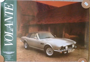 Aston Martin V8 Volante Oscar India c.1982/84 original official showroom poster - Picture 1 of 1