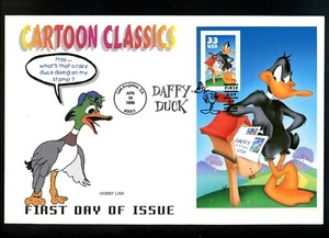  US FDC #3307c HL / Hobby Link 1999 CA Duffy Duck WB Cartoon [ IMPERF ] - Picture 1 of 2