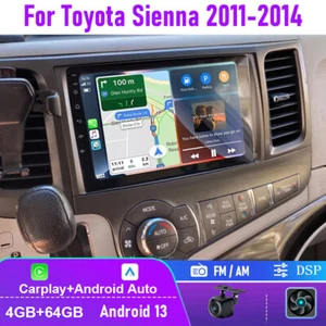 For Toyota Sienna 2011-2014 Car Radio Apple Carplay Android Head Unit GPS Navi - Picture 1 of 14
