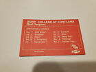 Rs20 Suny At Cortland 1978 Football Chevrolet Pocket Schedule Card