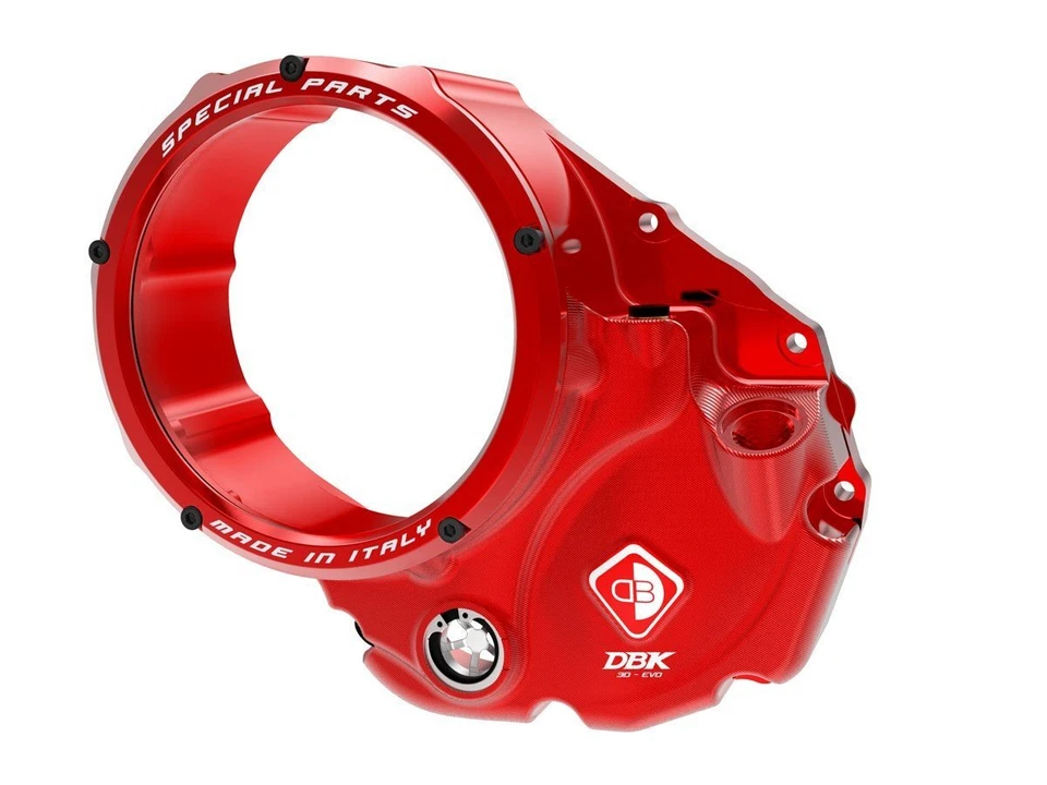 Clear Clutch Cover Oil Bath Red-red Ducabike Ducati Monster 696 2008 > 2014 04AA - Изображение 1 из 1