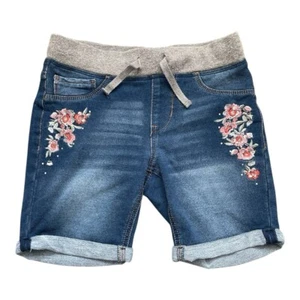 •SO Embroidered Bermuda Jean Shorts - Picture 1 of 3