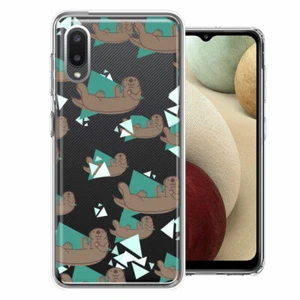 For Samsung Galaxy A02 Cute Otter Double Layer Phone Case Cover - Picture 1 of 1
