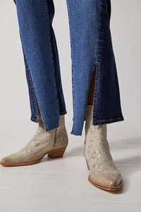 Free People Star Bowers Embroidered Boots Stone ( 38 ) - Picture 1 of 8