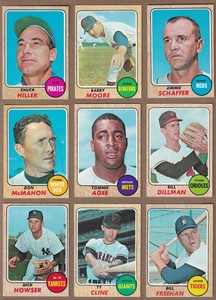 1968 Topps Baseball (458-533) * You Pick * Conditions Listed