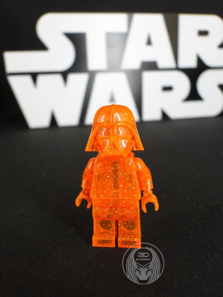 Darth Vader Prototype - Glitter Trans-Orange Star Wars™® ORIGINAL LEGO® Figure - Bild 1 von 1