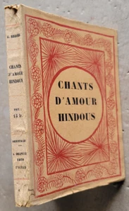 Chants d'Amour Hindous Le Gita Govinda Janine AGHION éd Delpeuch 1928 - Imagen 1 de 6