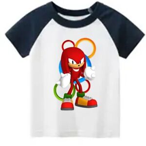 Knuckle Sonic the Hedgehog Toddler Crew Neck Short Sleeve T-Shirt-Customizable