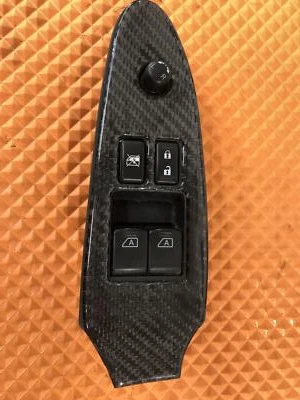 Interruptor maestro conductor Nissan 370Z 09-20 fibra de carbono ¡Probado por OEM! Foto 1 de 4