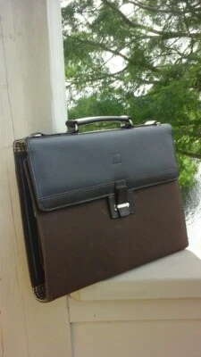 Maletín de lona Cutter & Buck portafolio adjunto NUEVO con defecto. Foto 1 de 4