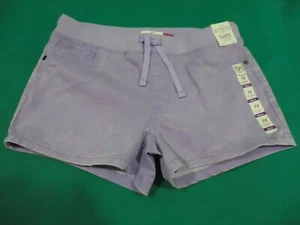 SO Girl's Pull-On Shortie Super Stretch Adjustable Waist Short- Size 14-Lavender - Picture 1 of 9