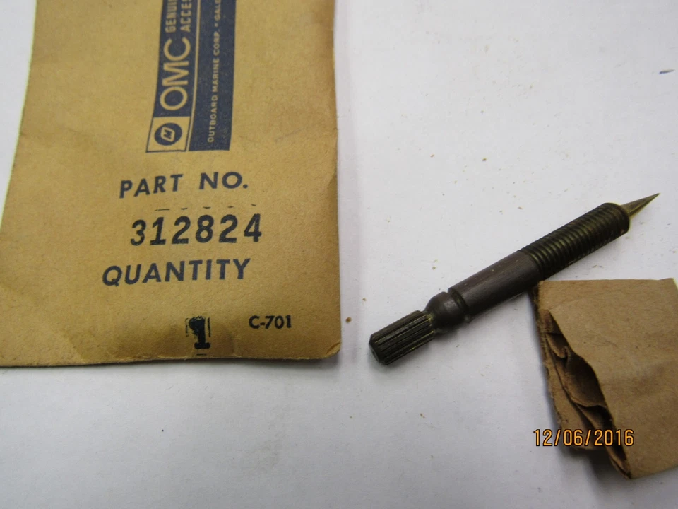 NUEVO OEMC JOHNSON EVINRUDE AGUJA JET 312824 Foto 1 de 1