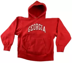 Felpa con cappuccio anni 80 Champion vintage Georgia Bulldogs adulto grande reverse wave warmup - Foto 1 di 10