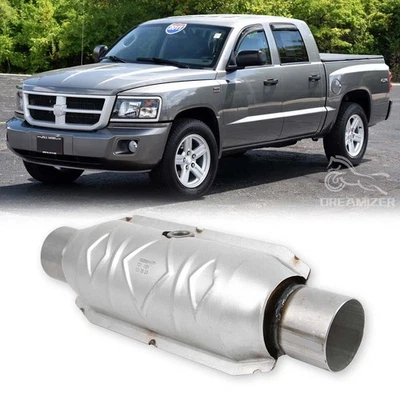 Convertidor catalítico de entrada y salida de 2,5" EPA para Dodge Dakota 3,9 L V6 V8 1997-2011 Foto 1 de 4