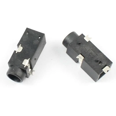 5Pcs 3.5mm Female Audio Connector 3 Pin SMT SMD Stereo Headphone Jack PJ326 - Image 1 of 4