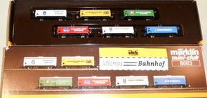 Märklin mini-club 8663 set carro merci Z 1:220 confezione originale HQ3å - Foto 1 di 7