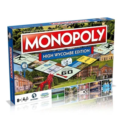 Winning Moves High Wycombe Monopoly Board Game, Advance to The Guildhall, Rye Pa - Image 1 of 4