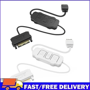 Mini Adapter Controller Solid RGB Sync Controller Cable Reusable for PC Case Fan - Zdjęcie 1 z 18