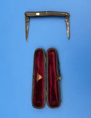 Navaja de Bolsillo con Estuche WDC Miniatura Vintage Foto 1 de 4