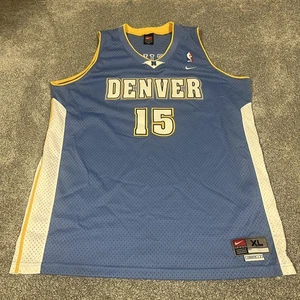 Vintage Nike Denver Nuggets Carmelo Anthony NBA Trikot #15 Herren Gr. XL Blau - Bild 1 von 10