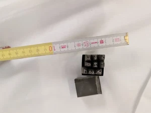 Antike seltene Schlagzahlen 5mm Oldtimer Rahmennummer - Bild 1 von 3