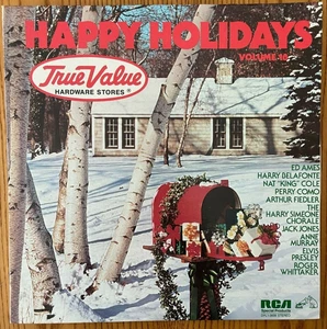Happy Holidays 18 -vintage EX CHRISTMAS vinyl LP - Elvis Presley - Jack Jones - Picture 1 of 3
