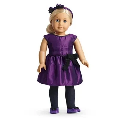 American Girl My AG Purple Party Holiday Outfit 2012 Complete RETIRED NEW in Box - Image 1 of 4