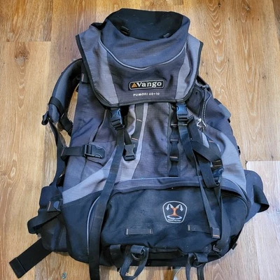 Vango Pumori 60+10 Mochila Senderismo Trekking Bolso de Compras Mochila Gris Negro  Foto 1 de 4