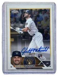 Actualización cromada Topps 2023 Garrett Mitchell Auto Brewers #RA-GM Rookie RC - Imagen 1 de 2