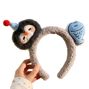 Plush Hair Band Wide Brim Washing Face Hairpin Girl Hair Accessories - Picture 1 of 10