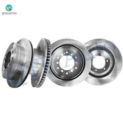 Set of 4 Front 338mm-Rear 312mm Brake Disc Rotors For 2010-2022 Toyota 4Runner - Image 1 of 4