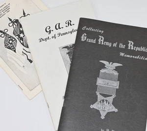 VTG Grand Army of the Republic GAR Memorabilia Booklets Lot Civil War History - Picture 1 of 4